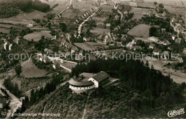 Plettenberg Jugendherberge Plettenberg auf dem Hirtenboehl Fliegeraufnahme