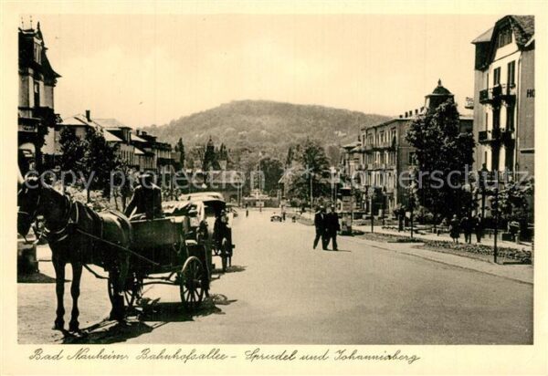 Bad Nauheim Bahnhofsallee Sprudel und Johannisberg