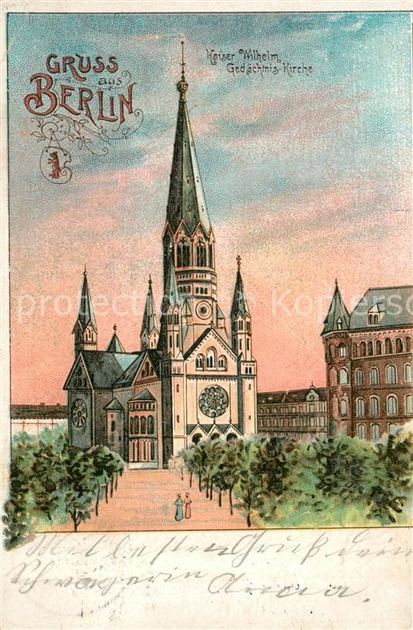 Berlin Kaiser Wilhelm Gedaechnis Kirche Romanisches Haus