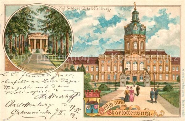 Charlottenburg Schloss Mausoleum im Park