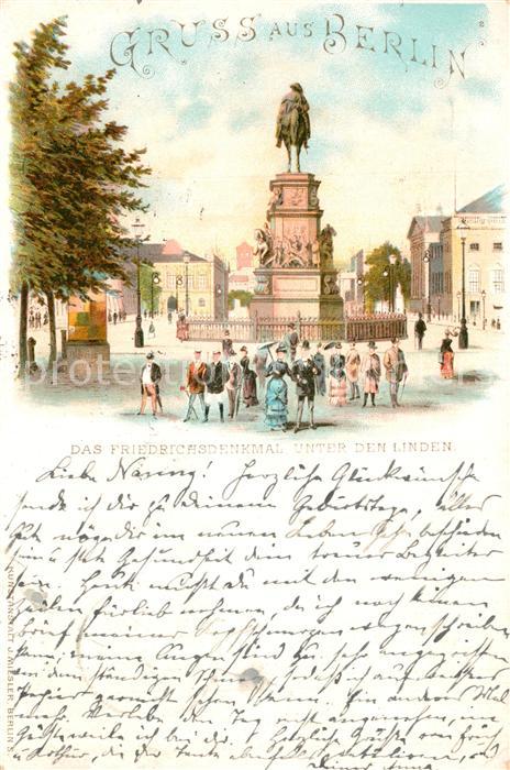 Berlin Friedrichsdenkmal Unter den Linden