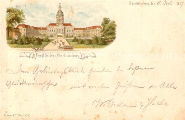 Charlottenburg Koenigliches Schloss Charlottenburg