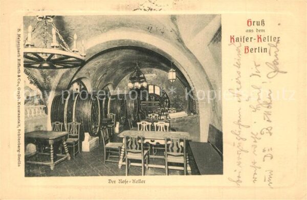 Berlin Kaiser Keller Der Rose Keller