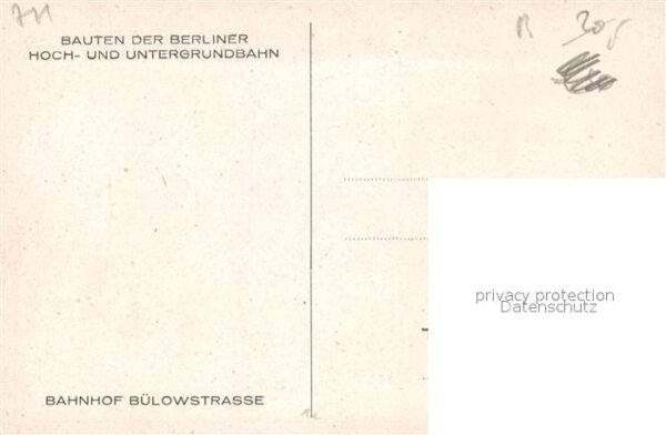 Berlin Bahnhof Buelowstrasse Kuenstler Beckert – Bild 2