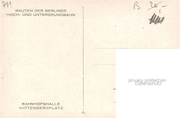 Berlin Bahnhofshalle Wittenbergplatz Kuenstler Beckert – Bild 2