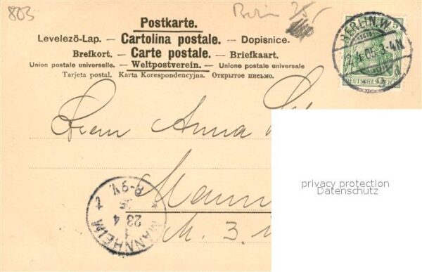 Berlin Kaiser Wilhelm Bruecke und -Strasse – Bild 2