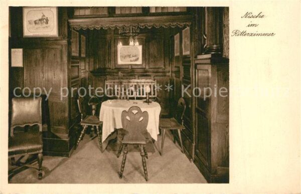 Berlin Schwabenwirt Nische im Ritterzimmer
