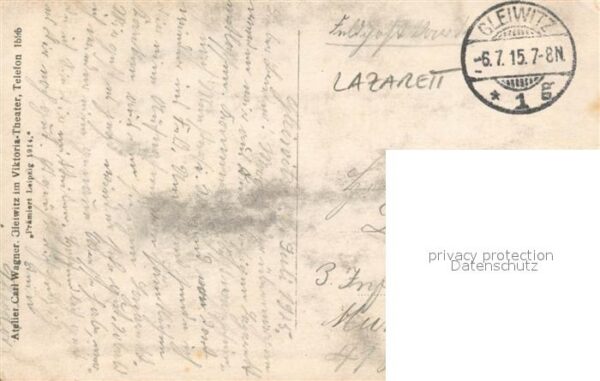Gleiwitz Oberschlesien Lazarett Gruppenfoto – Bild 2