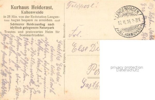 Kaltenweide Kurhaus Heiderast – Bild 2