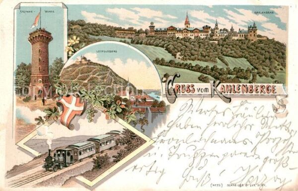 Kahlenberg Wien Leopoldsberg Stefaniewarte Eisenbahn