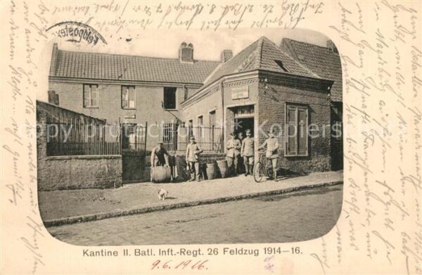 Magdeburg Kantine II. Bataillon Infanterie Regiment 26