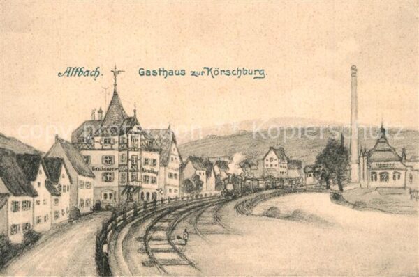 Altbach Esslingen Gasthaus zur Koerschburg