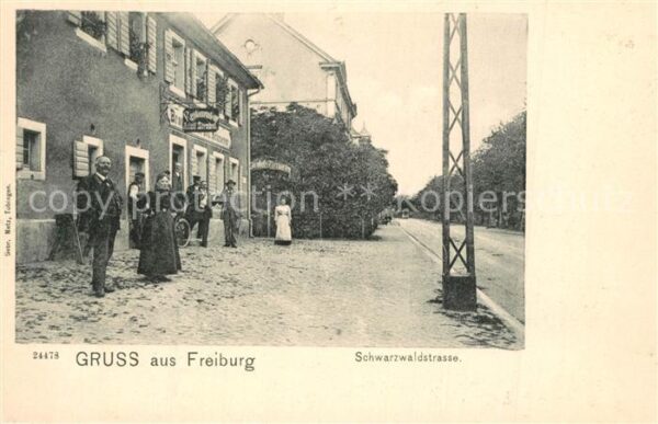 Freiburg Breisgau Schwarzwaldstrasse