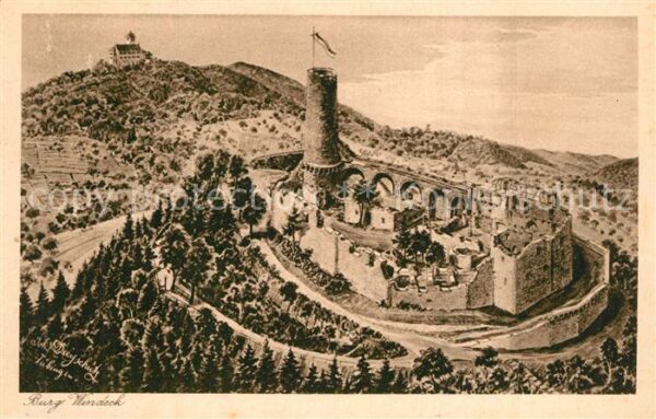 Dreyschuetz Johann Burg Windeck Wachenburg Weinheim Bergstrasse