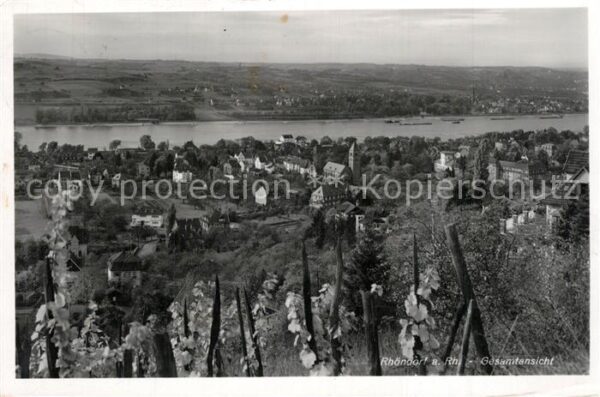 Rhoendorf Panorama Weinberge Rhein