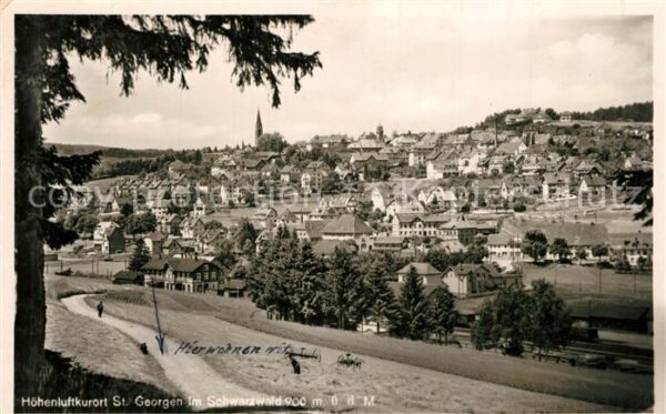 St Georgen Schwarzwald Panorama Hoehenluftkurort