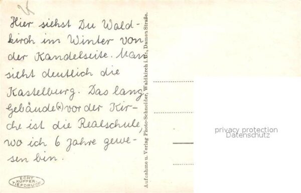 Waldkirch Breisgau Ansicht vom Waldrand aus – Bild 2