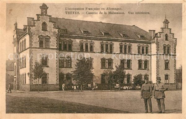 Treves Trier Caserne de la Malmaison vue intérieure