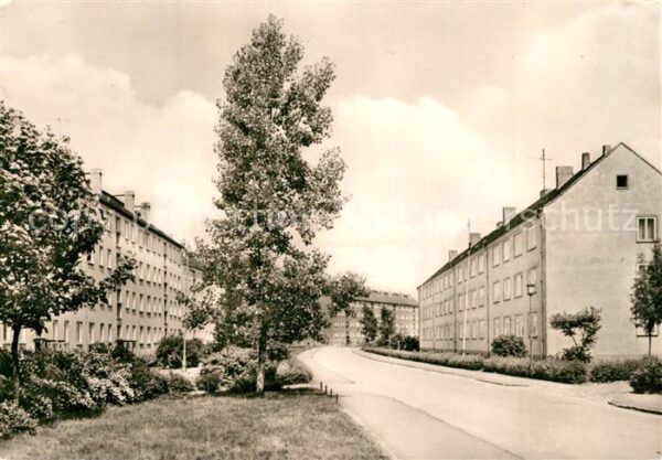 Wurzen Sachsen Goerg Schumann Strasse Wohnblocks Siedlung