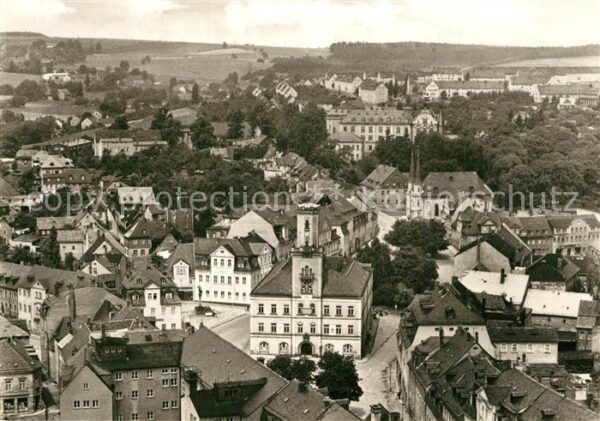 Schneeberg Erzgebirge Blick vom Turm der St Wolfgangkirche