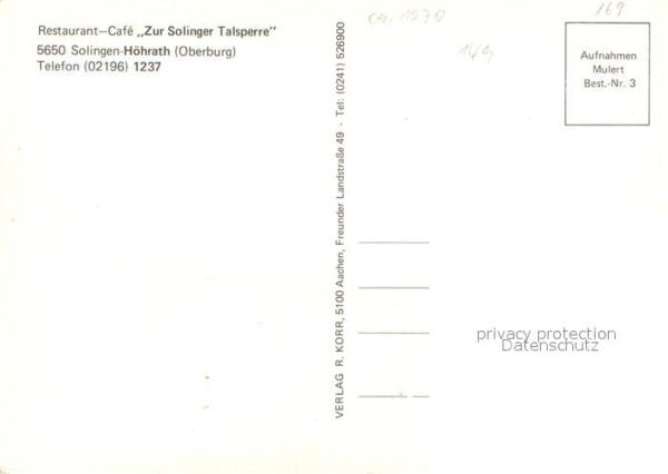 Hoehrath Restaurant Cafe Zur Solinger Talsperre – Bild 2