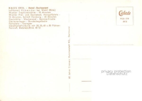 Huebender Hotel Restaurant Haus Idel Garten – Bild 2