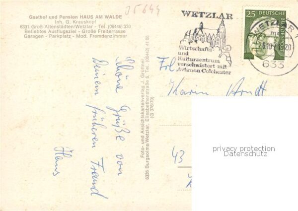 Grossaltenstaedten Gasthof Pension Haus am Walde – Bild 2