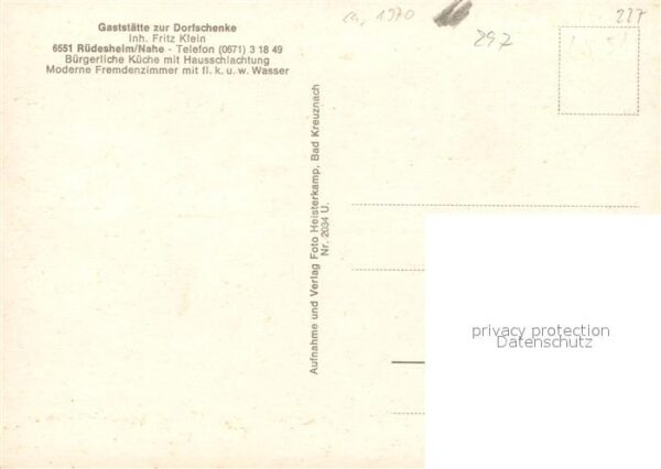 Ruedesheim am Rhein Gaststaette zur Dorfschenke – Bild 2