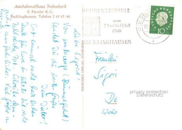 Recklinghausen Westfalen Autobahnrasthaus Hohenhorst – Bild 2