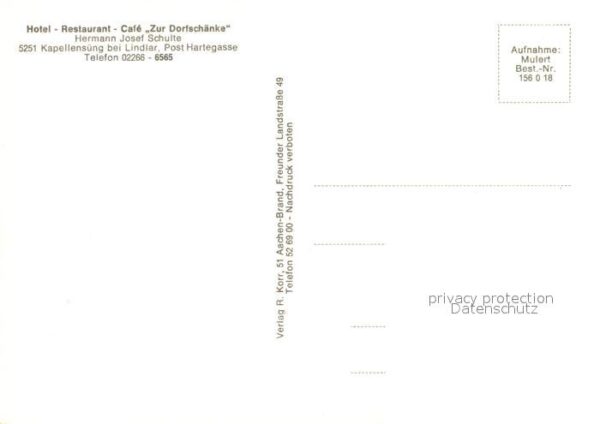 Kapellensueng Hotel Restaurant Cafe Zur Dorfschaenke – Bild 2