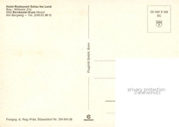 Bernkastel-Kues Hotel Restaurant Schau ins Land Fliegeraufnahme – Bild 2