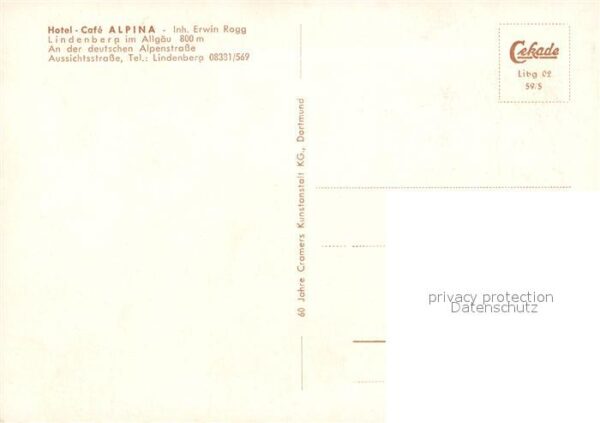 Lindenberg Allgaeu Hotel Cafe Alpina – Bild 2