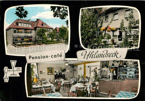 Bad Nauheim Pension Cafe Uhlandseck Gaststube Terrasse