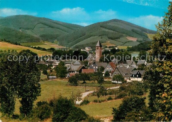 Saalhausen Sauerland Panorama