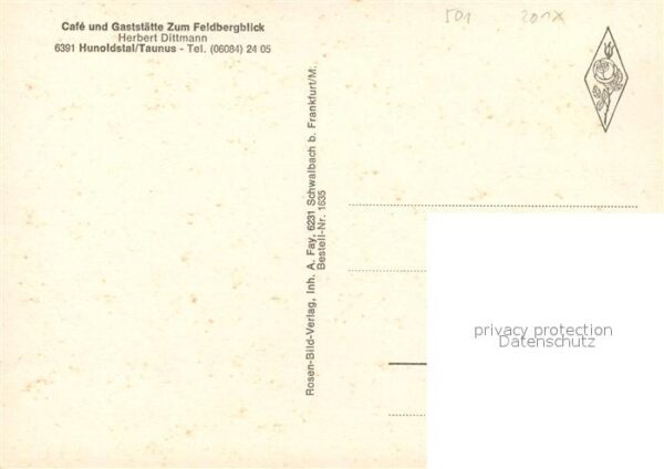 Hunoldstal Cafe und Gaststaette Zum Feldbergblick Gastraum Panorama – Bild 2