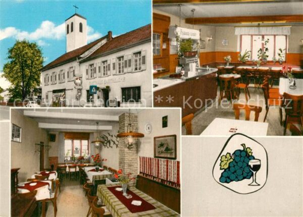 Ruedesheim Rhein Gaststaette zur Dorfschenke Gaststube Theke