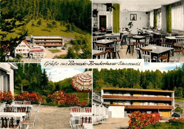 Bruderhaus Gasthof Pension Waldlust Gaststube Terrasse
