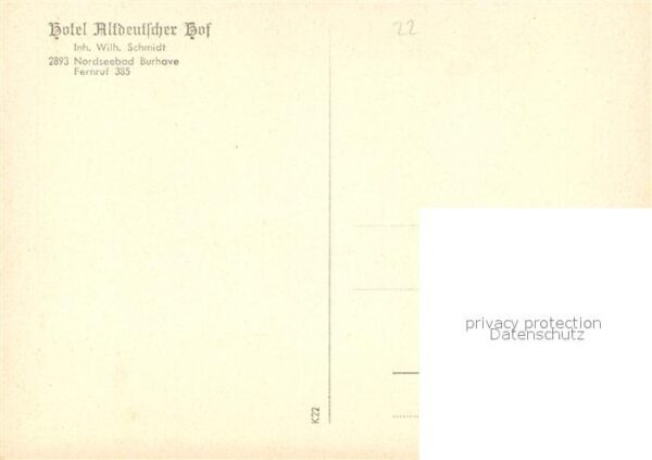 Burhave Hotel Altdeutscher Hof – Bild 2