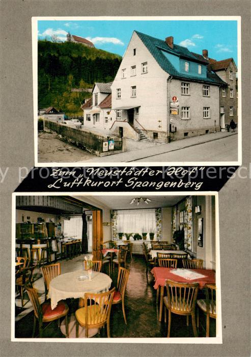 Spangenberg Hessen Gasthaus Zum Neustaedter Hof Gaststube