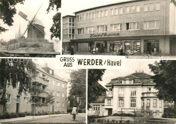 Werder Havel Alte Muehle Konsum Kaufhaus Bernhard Kellermann Strasse Rat der Sta