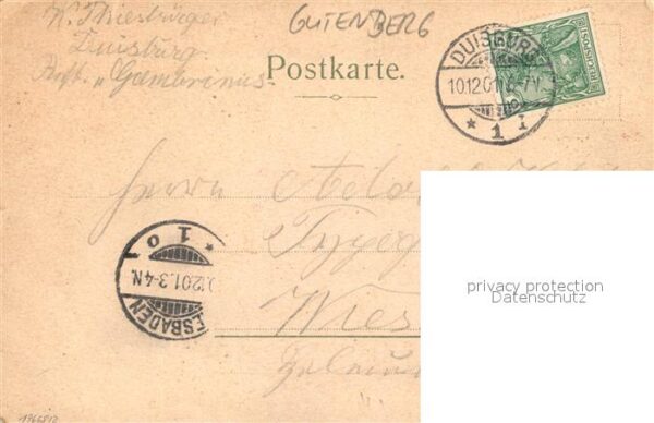 Gutenberg Johannes Buchdruck Globus – Bild 2