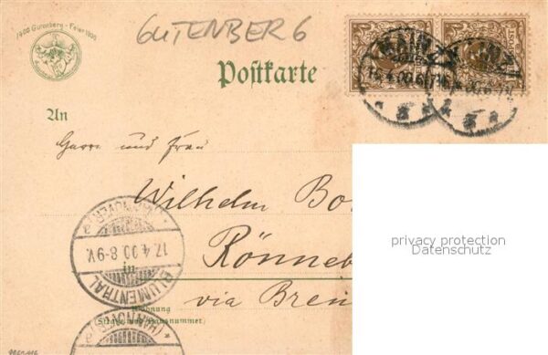 Gutenberg Johannes Buchdruck – Bild 2