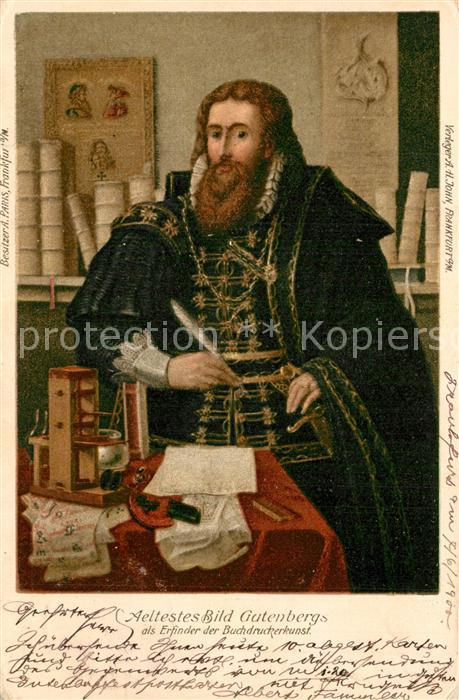 Gutenberg Johannes Buchdruck