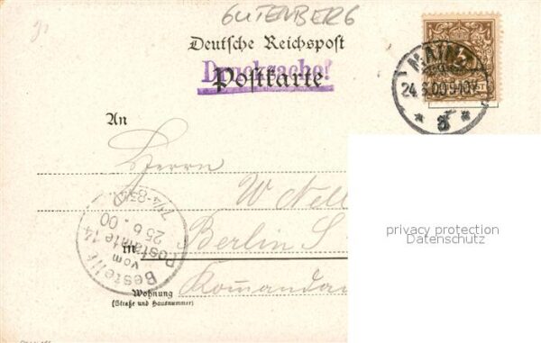 Gutenberg Johannes Buchdruck 500-j?hriges Jubil?um Litho – Bild 2