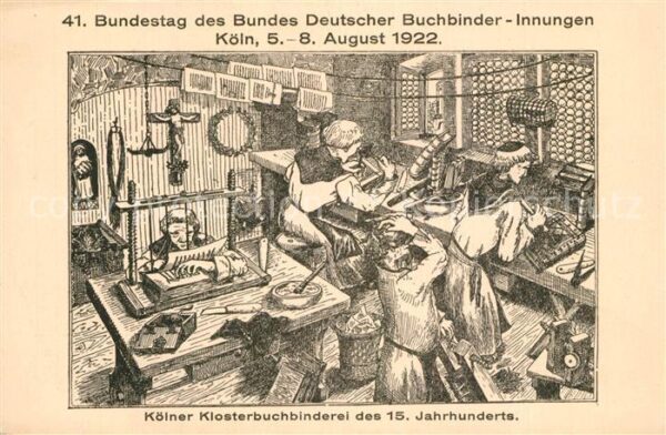 Buchdruck 41. Bundestag Bundes Deutscher Buchbinder K?ln Klosterbuchbinderei