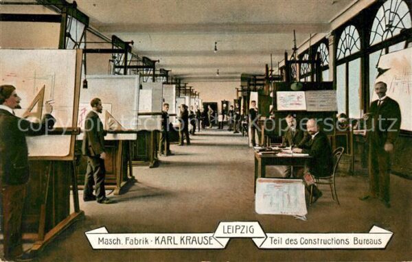 Buchdruck Maschinenfabrik Karl Krause Leipzig Constructions Bureaus