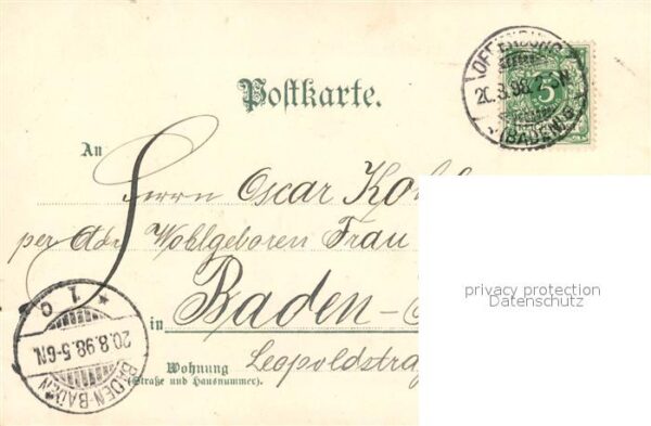 M?nch C. Gengenbach Hauptstrasse Nicolausturm Kinzigtor – Bild 2
