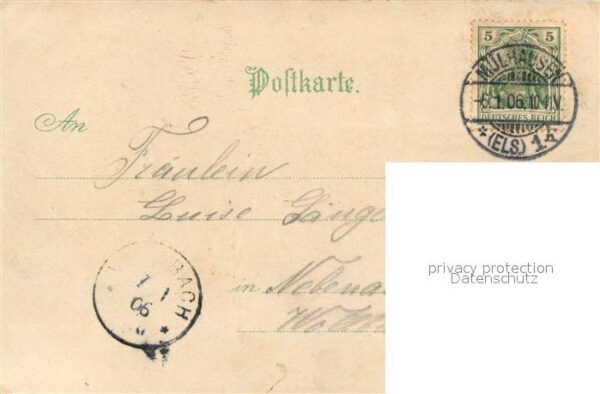 METEOR Hold to Light Nr. 16523 M?hlhausen Elsass Hauptgeb?ude Museum Rhein-Rhone – Bild 2