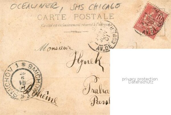 Dampfer Oceanliner SMS Chicago Gruppenfoto – Bild 2