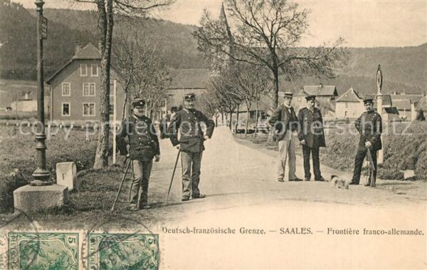 Grenze Douane Zoll Deutschland Frankreich Saales Z?llner